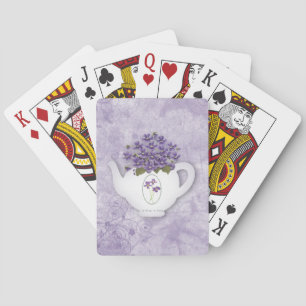 Jeu De Cartes Violets Teapot Jouer des cartes