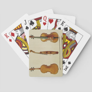 Jeu De Cartes Violon Hellier fabriqué par Antonio Stradivarius (