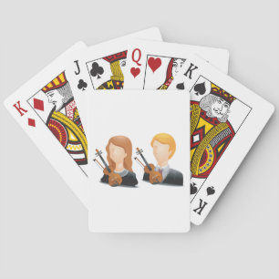 Jeu De Cartes Violoniste sans visage