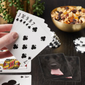 Jeu De Cartes Visage de chien noir (In Situ)