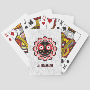 Jeu De Cartes Visage de Lord Jagannath Chakra Dieu hindou