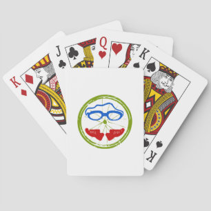 Jeu De Cartes Visage de triathlon
