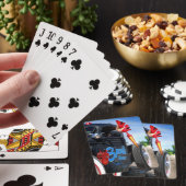 Jeu De Cartes Vitesses remorquant le pin-up de Betty de (In Situ)