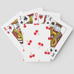 Jeu De Cartes Vivid Cherry Motif