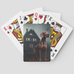 Jeu De Cartes Vizsla Halloween Effrayant