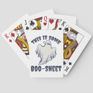 Jeu De Cartes Voici un Boo Sheet Sassy Ghost