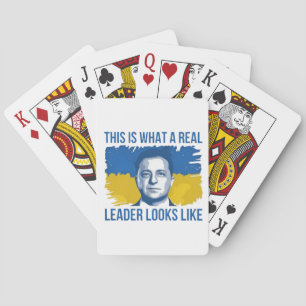 Jeu De Cartes Voilà à quoi ressemble un vrai dirigeant ukrainien