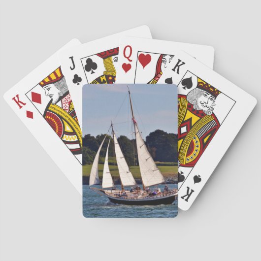 Jeu De Cartes Voile En Newport, Rhode Island, États-Unis (dos)