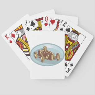 Jeu De Cartes Voiture de course vintage Conducteur Motorsport cl