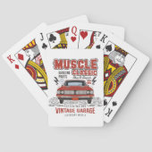Jeu De Cartes Voiture Muscle Classique (dos)