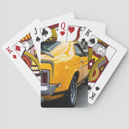 Jeu De Cartes Voiture superbe de mustang classique (dos)