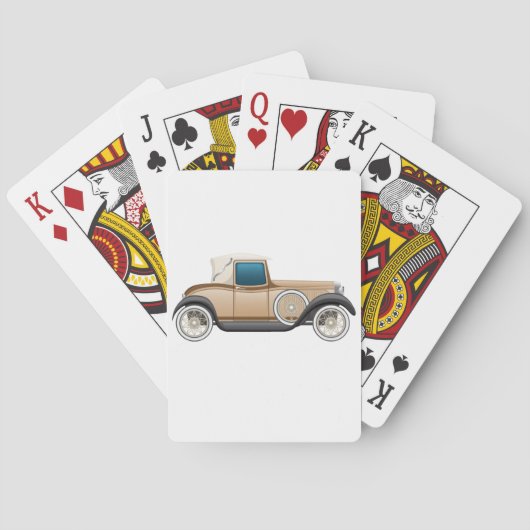 Jeu De Cartes Voiture Vintage (dos)