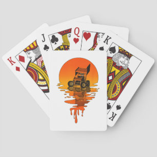 Jeu De Cartes Voiture vintage Retro Style Sprint