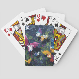 Jeu De Cartes Vol de Papillon Abstrait Vibrant (1)