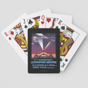 Jeu De Cartes Vol plat au-dessus d'affiche de projecteur