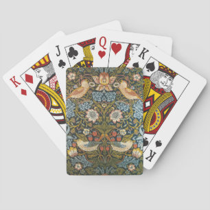 Jeu De Cartes Voleurs de fraises William Morris motif antique