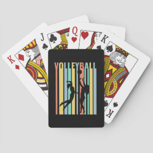 Jeu De Cartes Volley-ball Beachvolleyball Retro