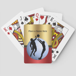 Jeu De Cartes Volleyball Sports joueurs de ballon personnalisati