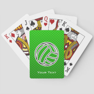 Jeu De Cartes Volleyball Vert