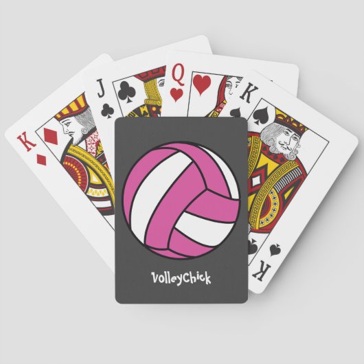 Jeu De Cartes VolleyChick (customizable) (dos)