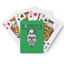 Voodoo's World of Oddtiques Playing Cards