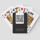 Jeu De Cartes Votre code QR d'entreprise (dos)