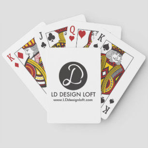 Jeu De Cartes Votre Logo Ici, Simple, Personnalisable