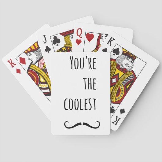Jeu De Cartes Votre Moustache Est La Plus Cool (dos)