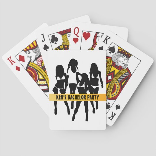 Jeu De Cartes Votre nom - Bachelor Party (dos)