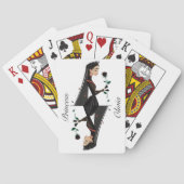 Jeu De Cartes Votre nom Princesse Personnalisable Lecture Cartes (dos)