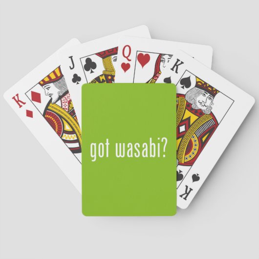Jeu De Cartes vous avez wasabi ? (dos)