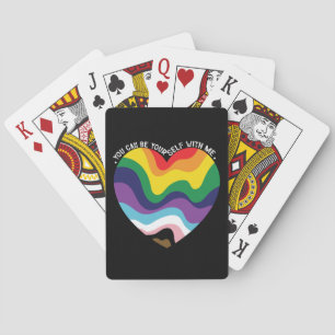 Jeu De Cartes Vous Pouvez Être Vous-Même Avec Moi, LGBT Transgen