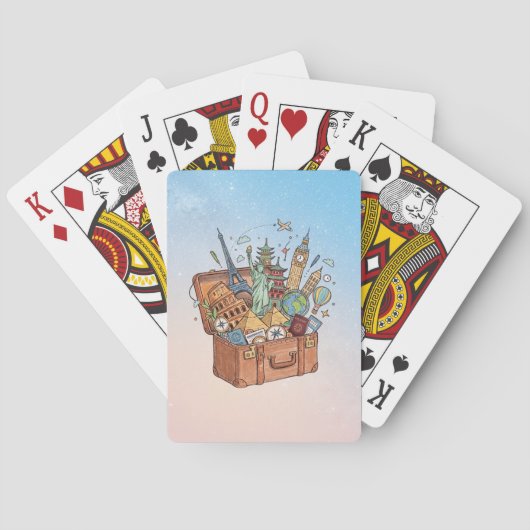 Jeu De Cartes Voyage (dos)