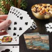 Jeu De Cartes Voyage à Budapest Danube Rivière (In Situ)