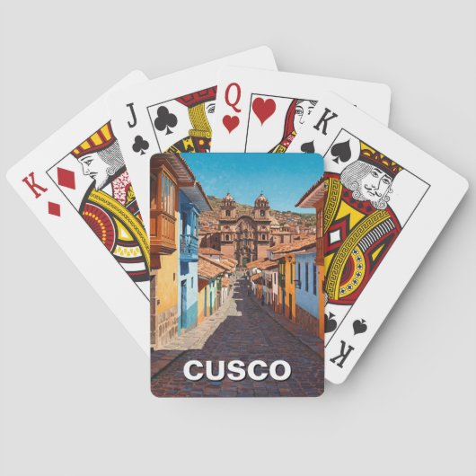 Jeu De Cartes Voyage à Cusco Pérou (dos)