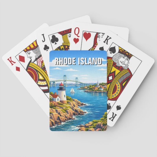 Jeu De Cartes Voyage à Rhode Island (dos)