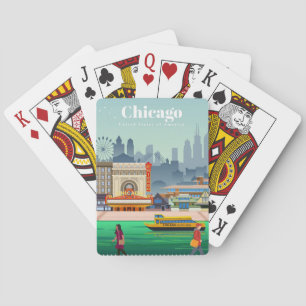 Jeu De Cartes Voyage Art Voyage À Chicago