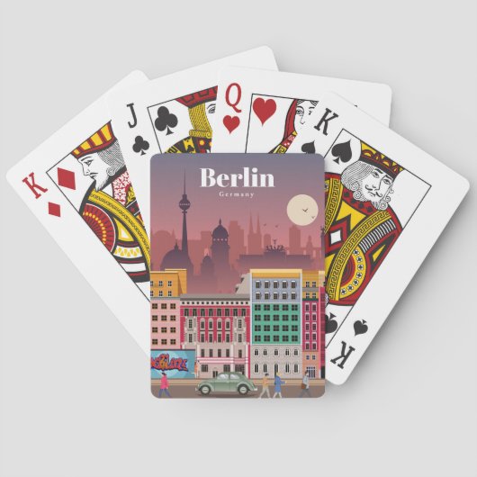 Jeu De Cartes Voyage Art Voyage Berlin Allemagne (dos)