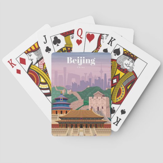 Jeu De Cartes Voyage Art Voyage Pékin Chine (dos)