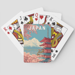 Jeu De Cartes Voyage artistique illustré vintage Japon