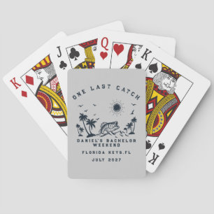 Jeu De Cartes Voyage de week-end de pêche sur le thème du poisso