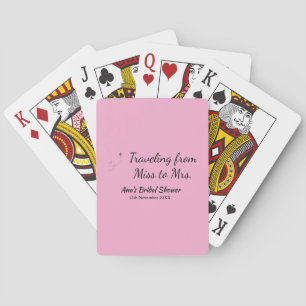 Jeu De Cartes Voyage enterrement de vie de jeune fille ajouter n