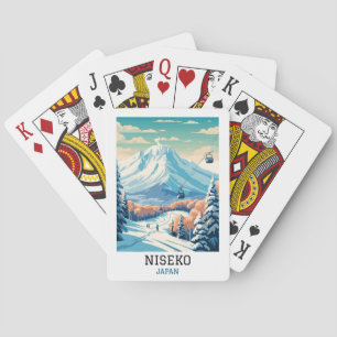 Jeu De Cartes Voyage hivernal à Niseko Japon vintage