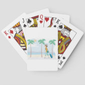 Jeu De Cartes Voyageur de vacances Tropical Fun Beach Travel (dos)