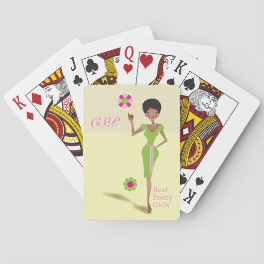 Jeu De Cartes Vraiment Jolies Filles jouer carte (dos)