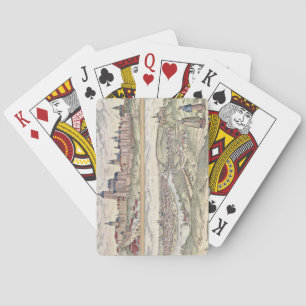 Jeu De Cartes Vue de Prague montrant (ci-dessus) le Palais Impér