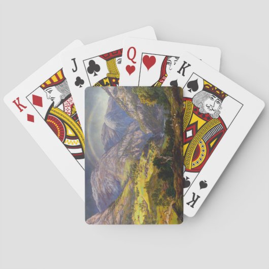 Jeu De Cartes Vue de Stalheim en Norvège (dos)