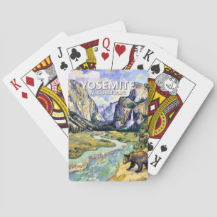 Jeu De Cartes Vue de tunnel de l'ours El Capitan de Yosemite vin