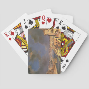 Jeu De Cartes Vue de Vienne, 1819 (huile sur toile)