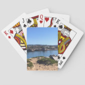 Jeu De Cartes Vue depuis le Wedge, Newport Beach, Californie (dos)